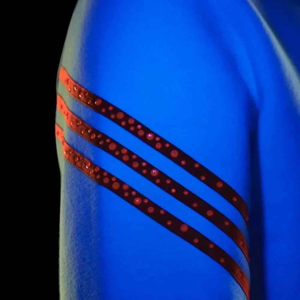 NWT ADIDAS ORIGINALS SWAROVSKI TREFOIL PULLOVER HOODIE WHITE GS2634 Sz XL or 2XL - Picture 3 of 10